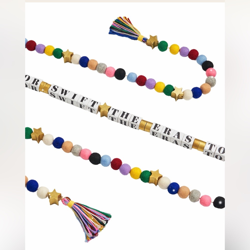 Taylor Swift the Eras Tour decorative garland oversized friendship bracelet 9 ft
